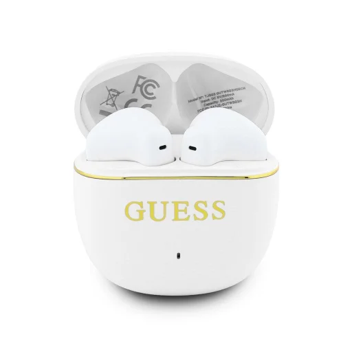 Guess Gold Line Glossy Classic Logo TWS Vezeték nélküli fülhallgató Fehér - 4