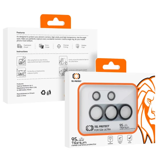 Tvrdené sklo Tel Protect 95% AR+AF celokovová ochrana fotoaparátu Samsung Galaxy S26 Ultra baby blue (kamerový ostrovček) ochranné sklo - 10