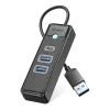Orico PWC2U-U3 3-portový USB hub 2x USB-A 3.0 1x USB-C 3.0 0,5 m - čierny thumbnail
