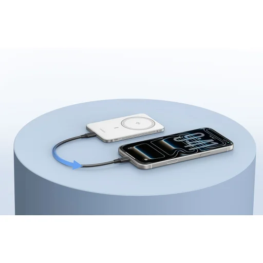 UGREEN PB580 5000 mAh 15 W magnetická powerbanka (biela) - 4