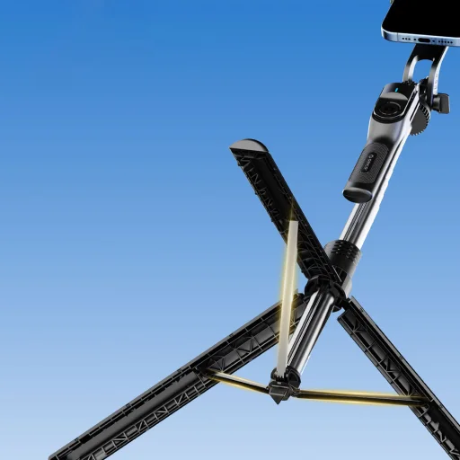 Selfie tyč Orico SPM190 statív 1/4" pre telefón a kameru s 360-stupňovou rotáciou Bluetooth 5.2 - čierna - 6
