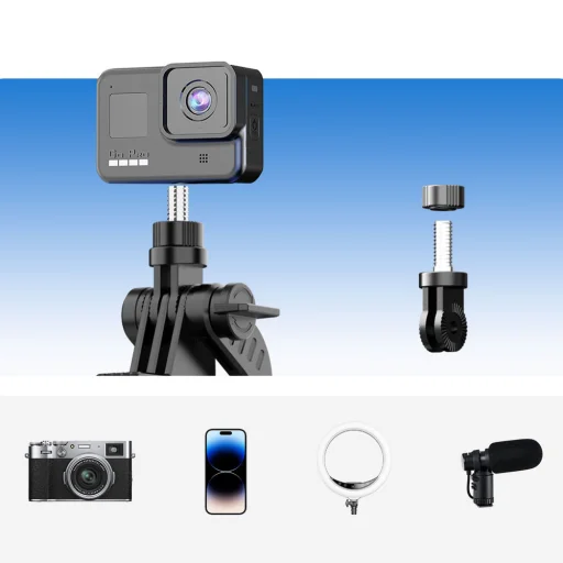 Selfie tyč Orico SPM190 statív 1/4" pre telefón a kameru s 360-stupňovou rotáciou Bluetooth 5.2 - čierna - 9