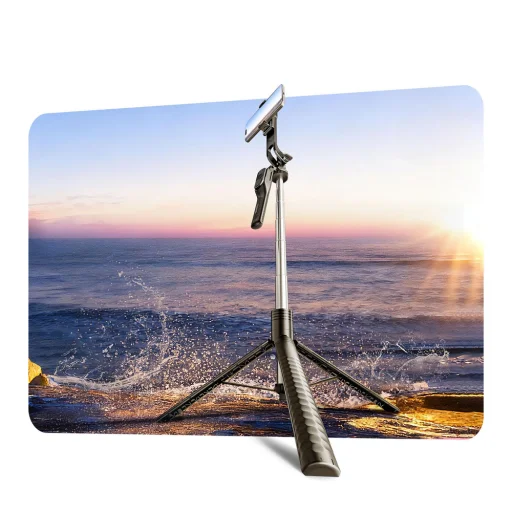 Selfie tyč Orico SPM190 statív 1/4" pre telefón a kameru s 360-stupňovou rotáciou Bluetooth 5.2 - čierna - 3