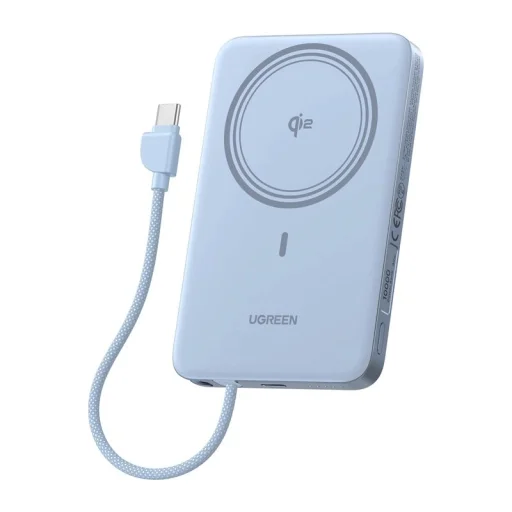 UGREEN PB570 65839B 10000 mAh 25 W magnetická powerbanka (modrá) - 2