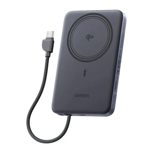 UGREEN PB570 10000mAh 25W magnetická powerbanka (sivá) - 1