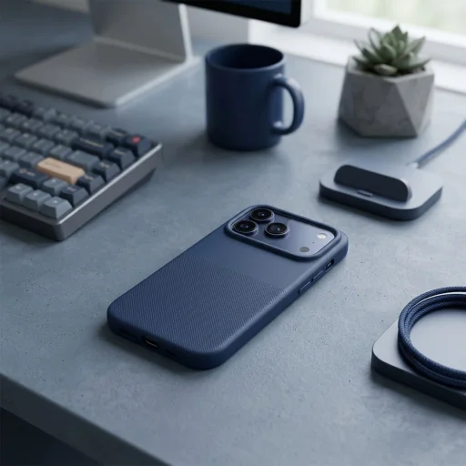 iPhone 17 Pro / 18 Pro Easy Dual modré puzdro - 4