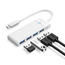 Orico PAPW4A-C3 USB Hub 4-portový 4x USB-A 3.0 0,15 m - biely
