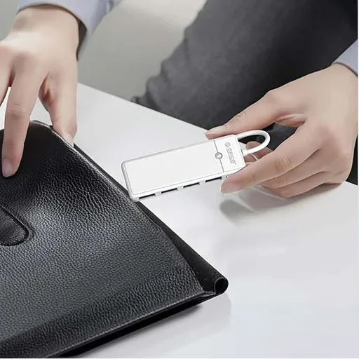 Orico PAPW4A-C3 USB Hub 4-portový 4x USB-A 3.0 0,15 m - biely - 4