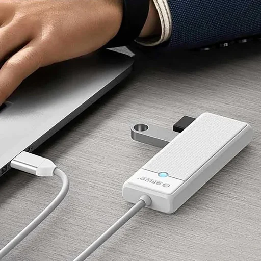 Orico PAPW4A-C3 USB Hub 4-portový 4x USB-A 3.0 0,15 m - biely - 5