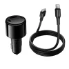 Hoco nabíjačka do auta USB-A + 2x USB-C PD QC3.0 37W + kábel USB-C – USB-C Z69A čierna thumbnail