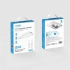VEGER TR122 biely sieťový nabíjací adaptér USB-A + USB-C PD 65W + dátový kábel USB-C - USB-C 100W thumbnail