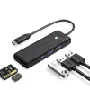 Orico PAPW3AT-C3 USB hub 4-portový 3x USB-A 3.0 s čítačkou microSD/SD kariet 1 m - čierny thumbnail