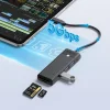 Orico PAPW3AT-C3 USB hub 4-portový 3x USB-A 3.0 s čítačkou microSD/SD kariet 1 m - čierny thumbnail