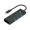 Orico PAPW3AT-C3 USB hub 4-portový 3x USB-A 3.0 s čítačkou microSD/SD kariet 1 m - čierny thumbnail