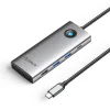 Orico PW11 8v1 USB-C dokovacia stanica 2x USB-A 3.0 1x USB-A 2.0 1x USB-C 3.0 1x USB-C PD 100W 1x HDMI 4K 60Hz 1x VGA 1080P 60Hz 1x RJ45 Gigabit Ethernet - sivá thumbnail