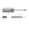 Orico PW11 8v1 USB-C dokovacia stanica 2x USB-A 3.0 1x USB-A 2.0 1x USB-C 3.0 1x USB-C PD 100W 1x HDMI 4K 60Hz 1x VGA 1080P 60Hz 1x RJ45 Gigabit Ethernet - sivá thumbnail