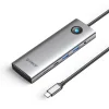 Orico PW11 9v1 USB-C dokovacia stanica 2x USB-A 3.0 1x USB-C 3.0 1x USB-C PD 100 1x HDMI 4K 60Hz 1x microSD/SD 1x RJ45 2,5G Ethernet 1x Audio 3,5 mm - Sivá thumbnail