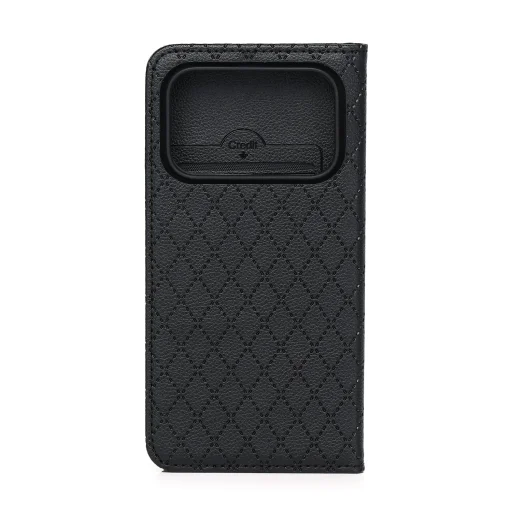 Honor 600 / Honor 600 Pro Smart Caro čierne puzdro - 2