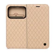 Honor 600 / Honor 600 Pro Smart Caro béžové puzdro