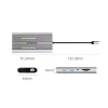 Orico XCR 12in1 RGB USB-C dokovacia stanica 3x USB-A USB-C PD 100W HDMI 4K VGA RJ45 Gigabit čítačka SD a microSD kariet - strieborná thumbnail