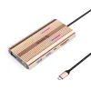 Orico XDR 12v1 RGB USB-C dokovacia stanica 3x USB-A USB-C PD 100W HDMI 4K VGA RJ45 Gigabit čítačka kariet SD a microSD - Ružovozlatá thumbnail