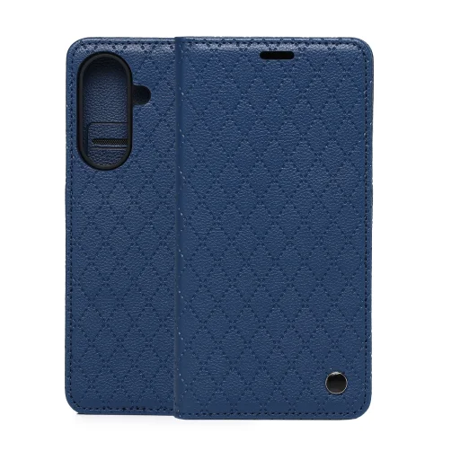 Samsung Galaxy A27 5G Smart Caro tmavomodré puzdro - 1