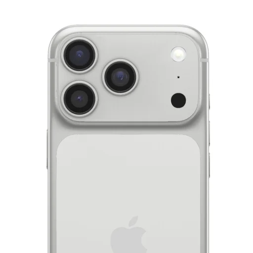 iPhone 17 Pro strieborné AR+AF Full Metal ochranné sklo na kameru - 3