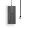 Orico XCR 12v1 RGB USB-C dokovacia stanica 3x USB-A USB-C PD 100W HDMI 4K VGA RJ45 Gigabit čítačka kariet SD a microSD - Sivá thumbnail