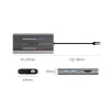 Orico XCR 12v1 RGB USB-C dokovacia stanica 3x USB-A USB-C PD 100W HDMI 4K VGA RJ45 Gigabit čítačka kariet SD a microSD - Sivá thumbnail