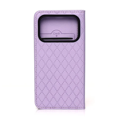 Honor 600 / Honor 600 Pro Smart Caro fialové puzdro - 2