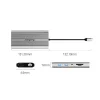Orico XDR 12in1 USB-C dokovacia stanica USB-A USB-C HDMI 4K VGA RJ45 Gigabit PD 100W čítačka kariet SD a microSD - strieborná thumbnail