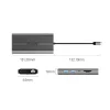 Orico XDR 12 v 1 USB-C dokovacia stanica USB-A USB-C HDMI 4K VGA RJ45 Gigabit PD 100W čítačka kariet SD a microSD - Sivá thumbnail