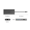 Orico XDR 12 v 1 USB-C dokovacia stanica USB-A USB-C 2x HDMI 4K 60Hz DisplayPort 4K 60Hz RJ45 Gigabit PD 100W čítačka SD a microSD kariet - sivá thumbnail