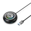 Orico YXR5-U3 RGB USB Hub 4-portový USB-A 3.0 čítačka SD a microSD kariet 0.3m - čierny thumbnail