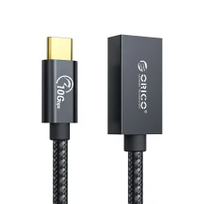 Orico CAF31 USB-C - USB-A 3.1 Gen 2 10Gbps 30cm OTG adaptér - čierny