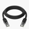 Orico PUG-C6 CAT6 1000Mbps RJ45 Ethernet sieťový kábel internet LAN okrúhly 1m - čierny thumbnail
