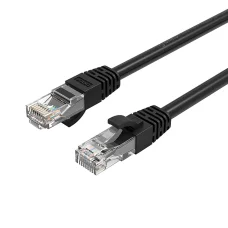 Orico PUG-C6 CAT6 1000Mbps RJ45 Ethernet sieťový kábel LAN okrúhly 2m - Čierny