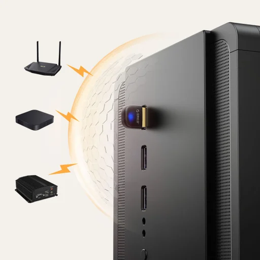 Orico BTA-60 Bluetooth 6.0 adaptér - čierny - 3