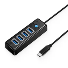 Orico PW4U-C3 USB Hub 4-portový USB-A 3.0 1.8m - Čierny