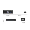Orico PWCUR-C3 3-portový USB hub 1x USB-A 3.0 1x USB-C 3.0 1x RJ45 Gigabit Ethernet 0.15 m - čierny thumbnail