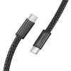Borofone BX124 Peace - Type C - Type C - PD 60W 1 méter fekete thumbnail