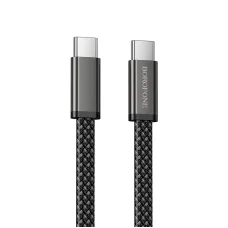 Borofone BX124 Peace - Type C - Type C - PD 60W 1 meter čierny