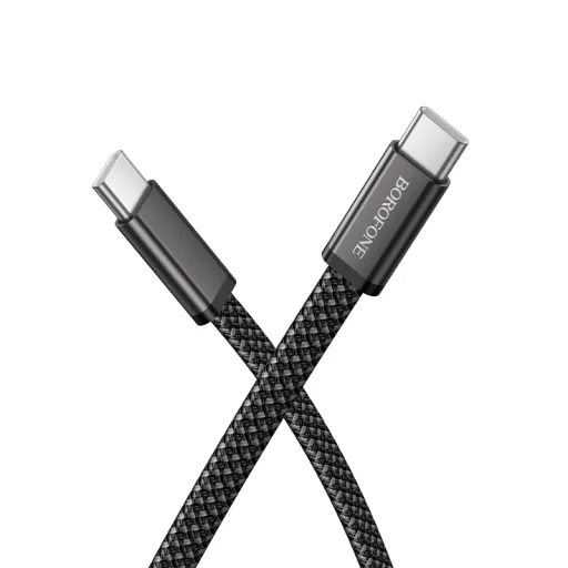 Borofone BX124 Peace - Type C - Type C - PD 60W 1 meter čierny - 2