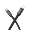 Borofone BX124 Peace - Type-C Lightning kábel - PD 30W 1 meter čierny thumbnail