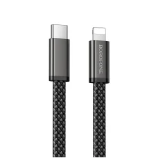 Borofone BX124 Peace - Type-C Lightning kábel - PD 30W 1 meter čierny