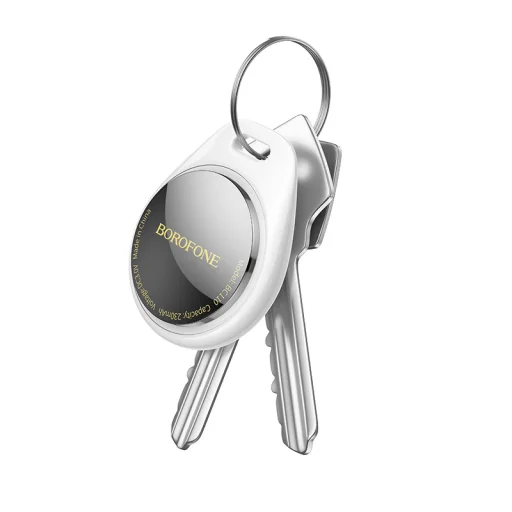 Borofone Tracker BC110 Find dual (Dual Apple & Android) biely - 4