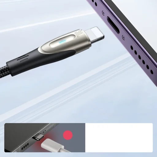 USB-A to Lightning kábel Joyroom SA31-AL3, 18W, 2A, 1.2m, čierny - 6