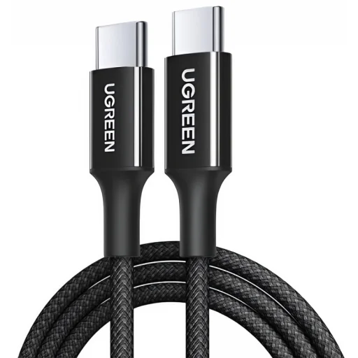 USB-C na USB-C kábel UGREEN L502, 100W, 5A, 2m, čierny - 1