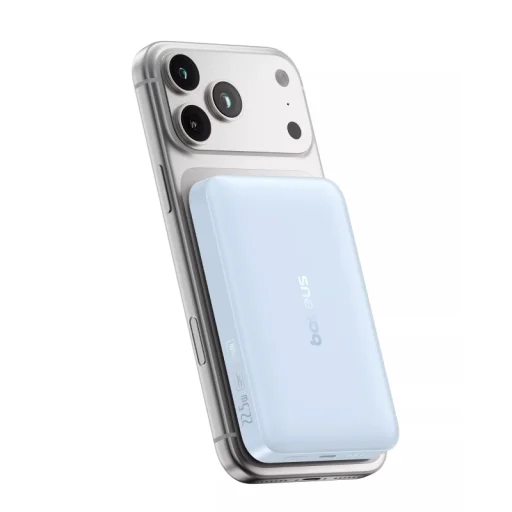 Powerbanka Baseus EnerFill FM11 Ultra-Mini, 10000mAh, 22.5W, PD + FQI, Modrá - 5