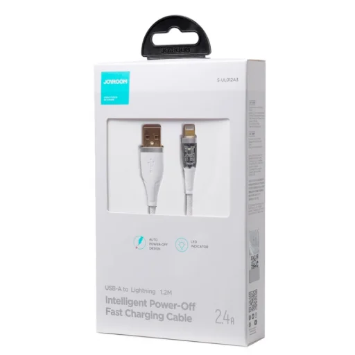 USB-A - Lightning kábel Joyroom S-UL012A3, 18W, 2A, 1.2m, biely - 3